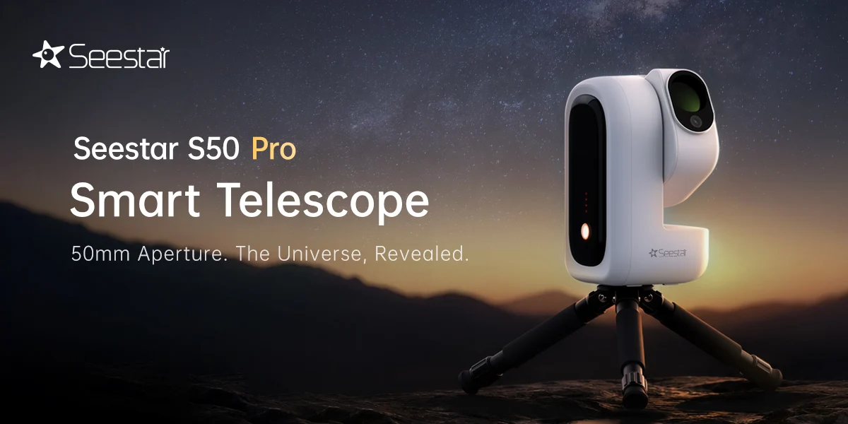 White ZWO Seestar S50 ProWhy Most Beginner Stargazers Quit