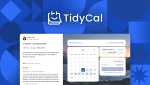 Get the TidyCal lifetime deal on AppSumo for just $29. Replace Calendly with seamless calendar syncing, paid bookings, and zero monthly fees.